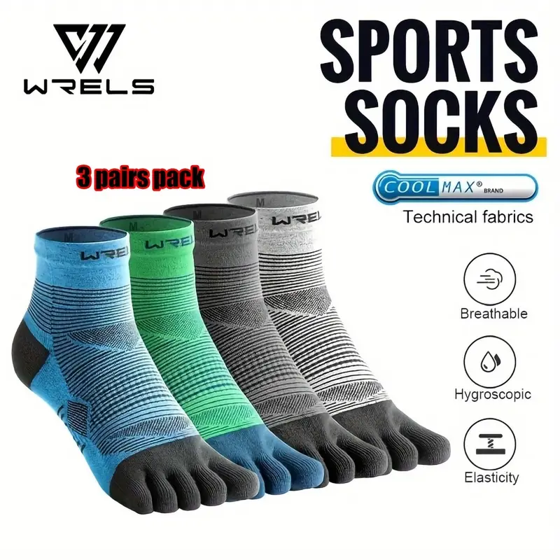 Anti Blister Sock - Skarpety palcowe WRELS 1/3 pary COOLMAX,