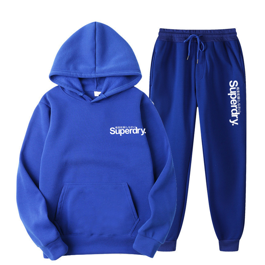 Running Gear For Men - Męski zestaw sportowy: bluza z kapturem