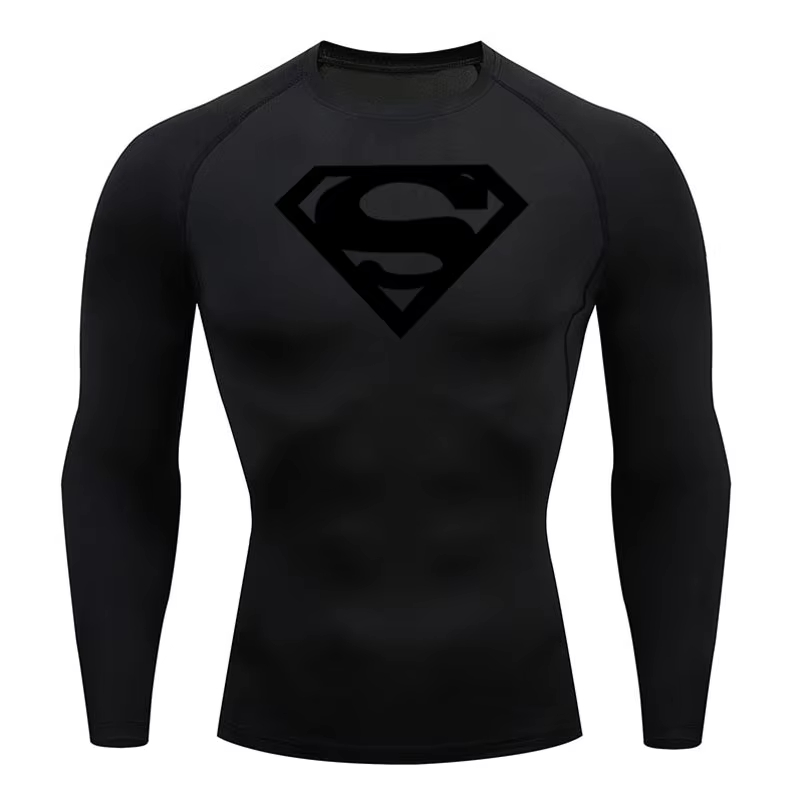 Running Jogging Gear - Męska koszulka sportowa z długim rękawem,