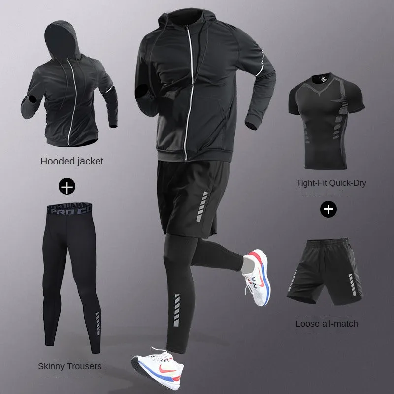 3-7 szt. Męskie szybkoschnące  – Running Jogging Gear recenzja i cena
