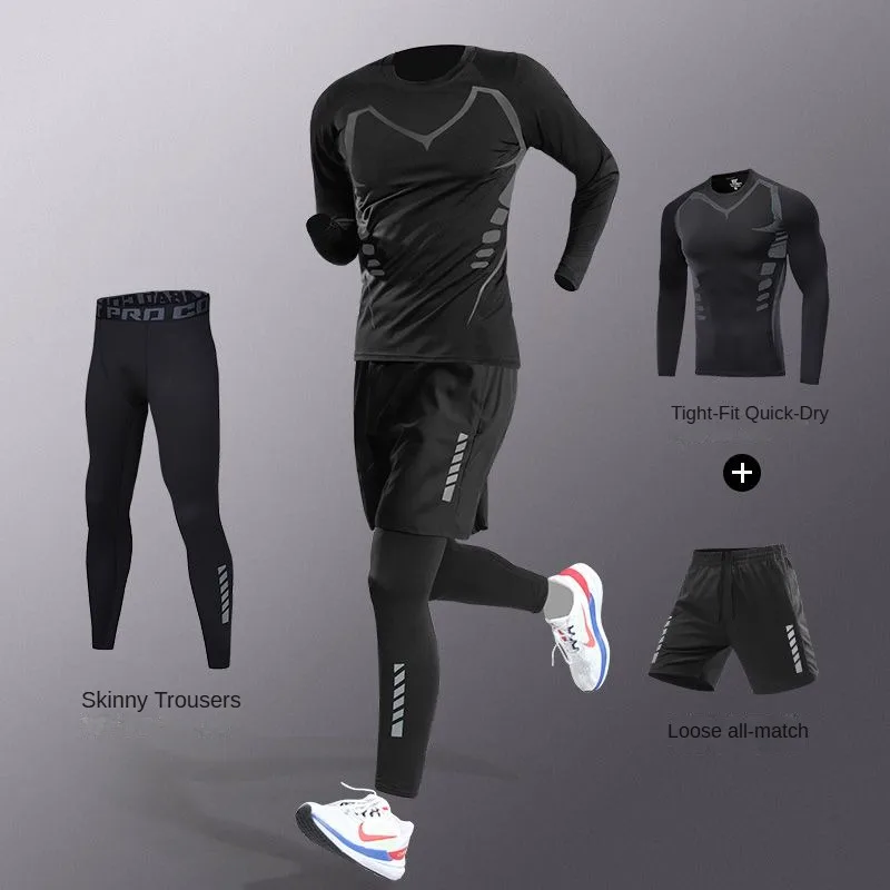 3-7 szt. Męskie szybkoschnące  – Running Jogging Gear recenzja i cena