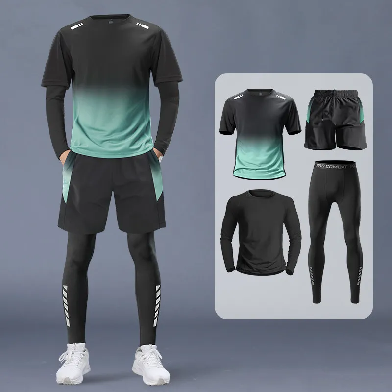 Męski 4-częściowy zestaw sport – Running Jogging Gear recenzja i cena