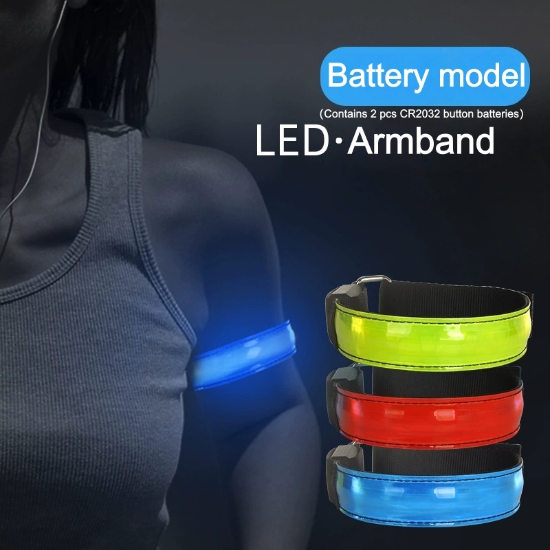 Świecąca opaska LED na ramię,  – Running Jogging Gear recenzja i cena